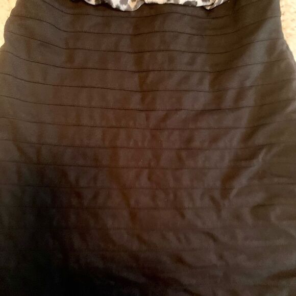 Express Grey and Black Cheetah Print Body Con Dress - Picture 10 of 10